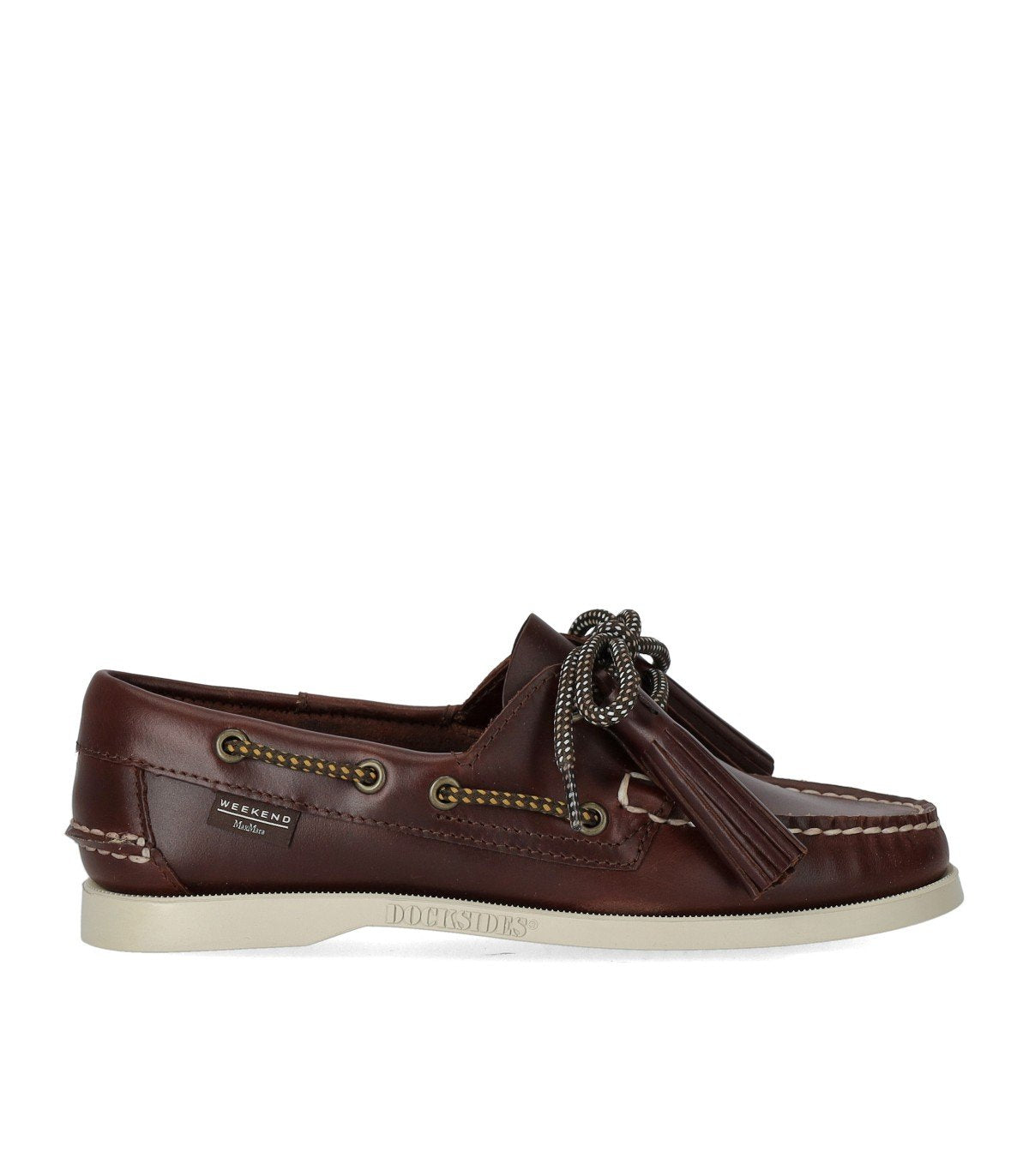 SEBAGO X MAX MARA WEEKEND DOCKSIDE BROWN LOAFER