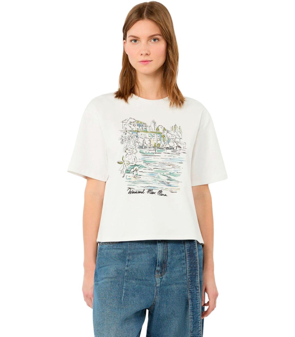 T-SHIRT SALA BIANCA MAX MARA WEEKEND