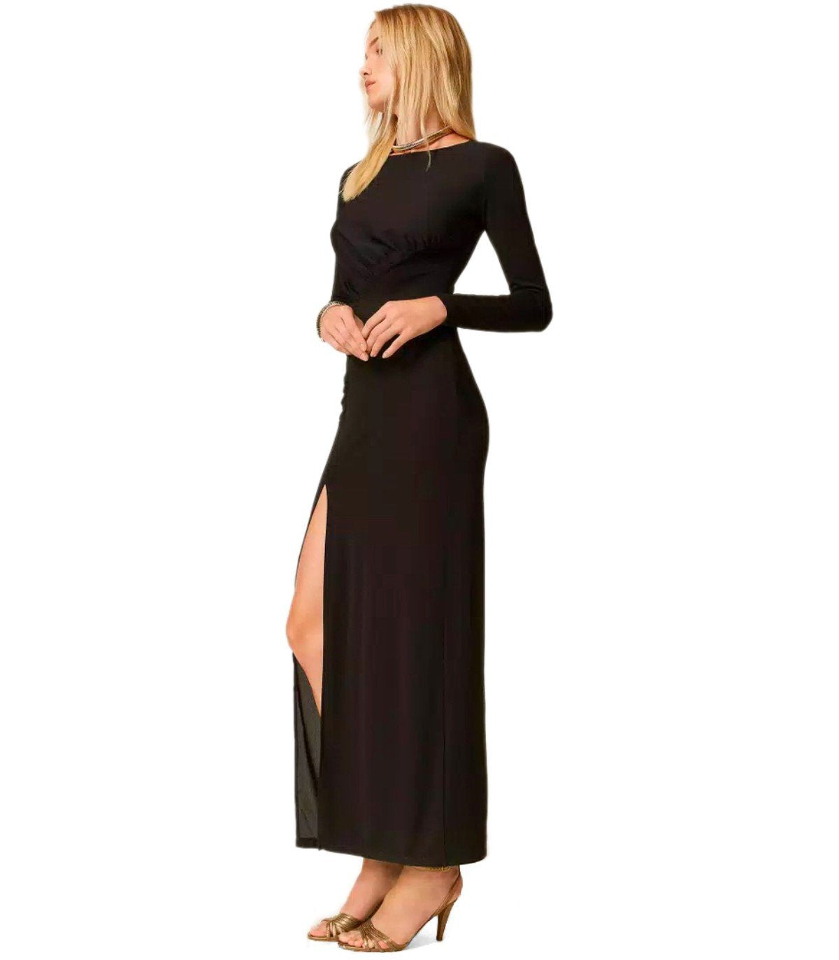 TWINSET BLACK LONG DRESS