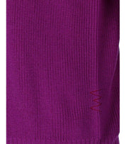 MAGLIONE GIROCOLLO VIOLA  AMARÁNTO
