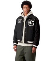 CARHARTT WIP WORLD CLASS BLACK VARSITY JACKET