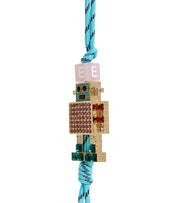 ESSENTIEL ANTWERP HOLLIVER LIGHT BLUE KEYCHAIN
