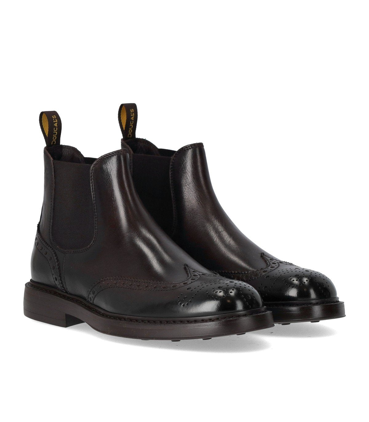 DOUCAL'S TRIUMPH DARK BROWN CHELSEA BOOT