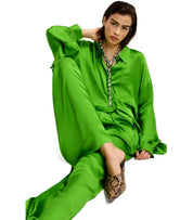ESSENTIEL ANTWERP JULISSA GREEN PANTS
