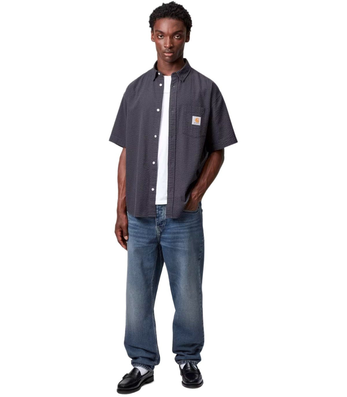 CARHARTT WIP NEWEL USED BLAUE JEANS
