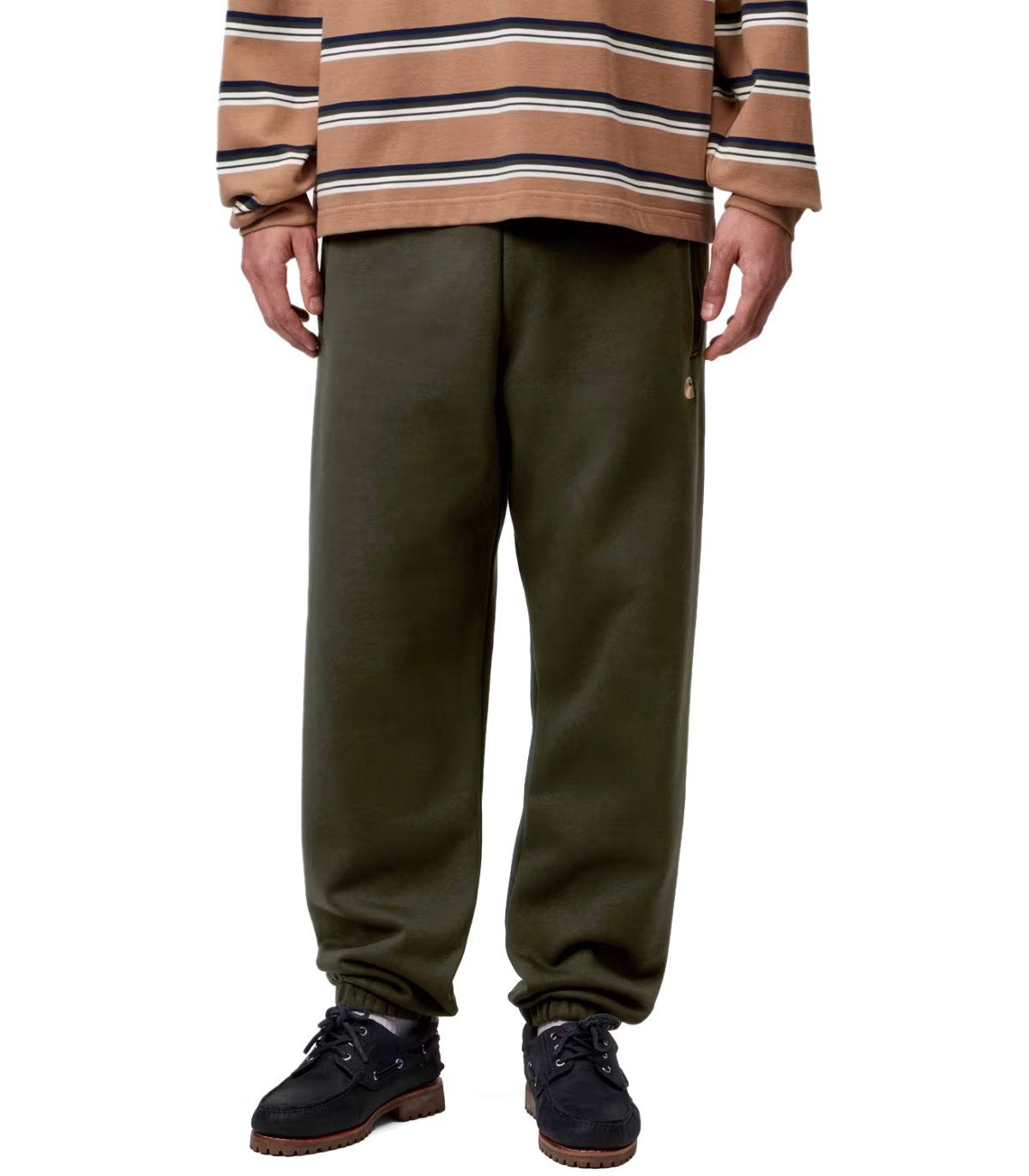 CARHARTT WIP CHASE OLIVGRÜNE JOGGING HOSE 