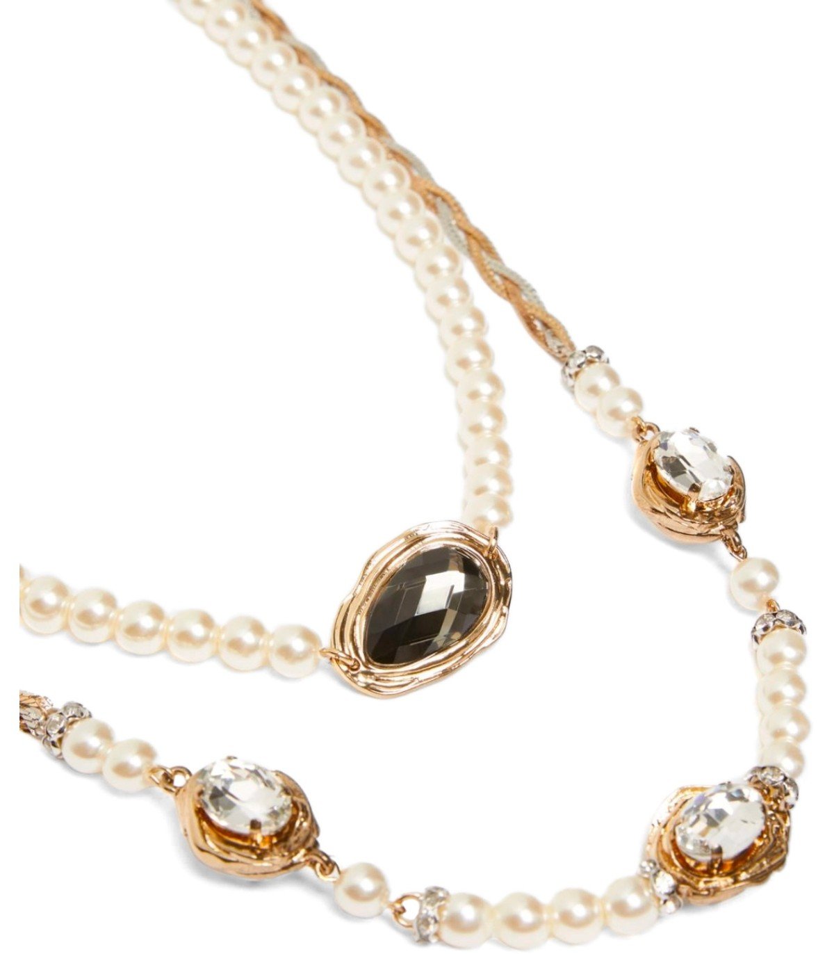 MAX MARA WEEKEND OMBROSA WHITE NECKLACE