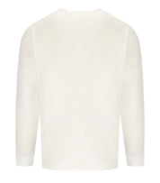 C.P. COMPANY GAUZE WHITE LONG SLEEVED T-SHIRT