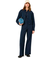 MAX MARA WEEKEND DECANO BLUE SHIRT JACKET