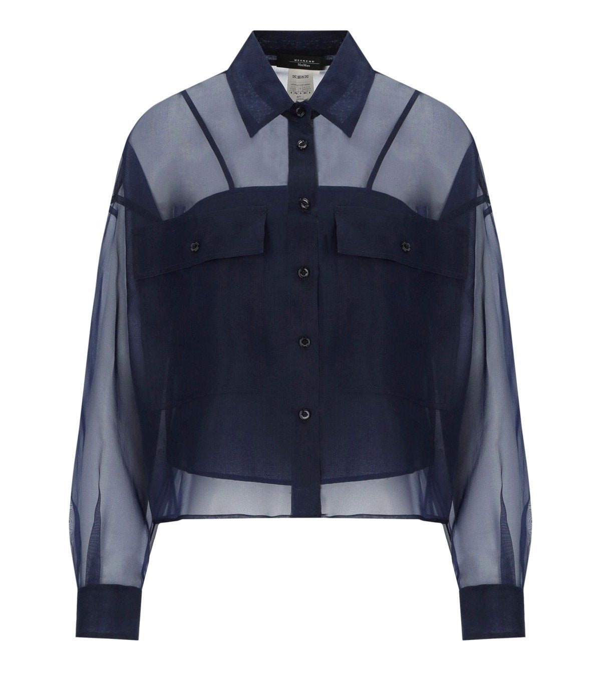 CAMICIA COLOMBA BLU MAX MARA WEEKEND
