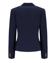 CHAQUETA DE DOBLE BOTONADURA AZUL MARINA ESSENTIEL ANTWERP