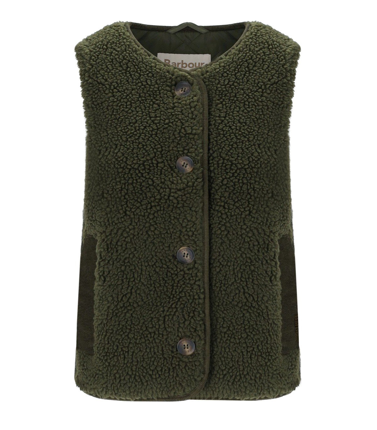BARBOUR LUCIANA FLEECE GREEN VEST