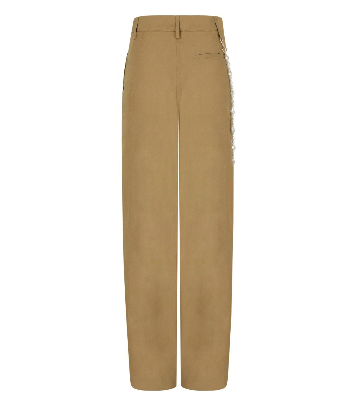ESSENTIEL ANTWERP JESUIS BEIGE BARREL FIT PANTS