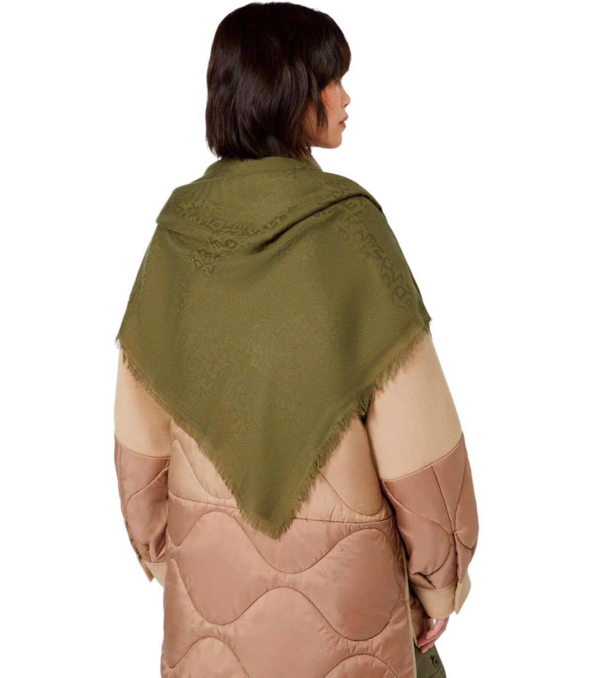 MAX MARA WEEKEND BALLO GREEN SCARF