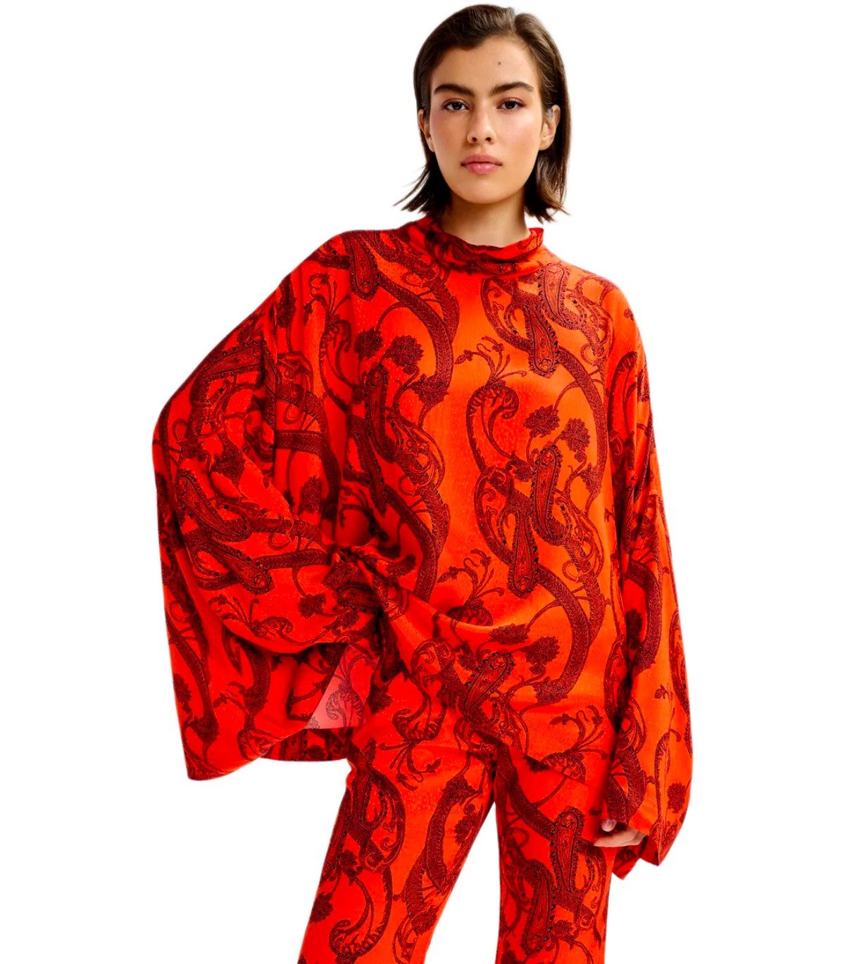 ESSENTIEL ANTWERP JOYETTA ORANJE BLOUSE