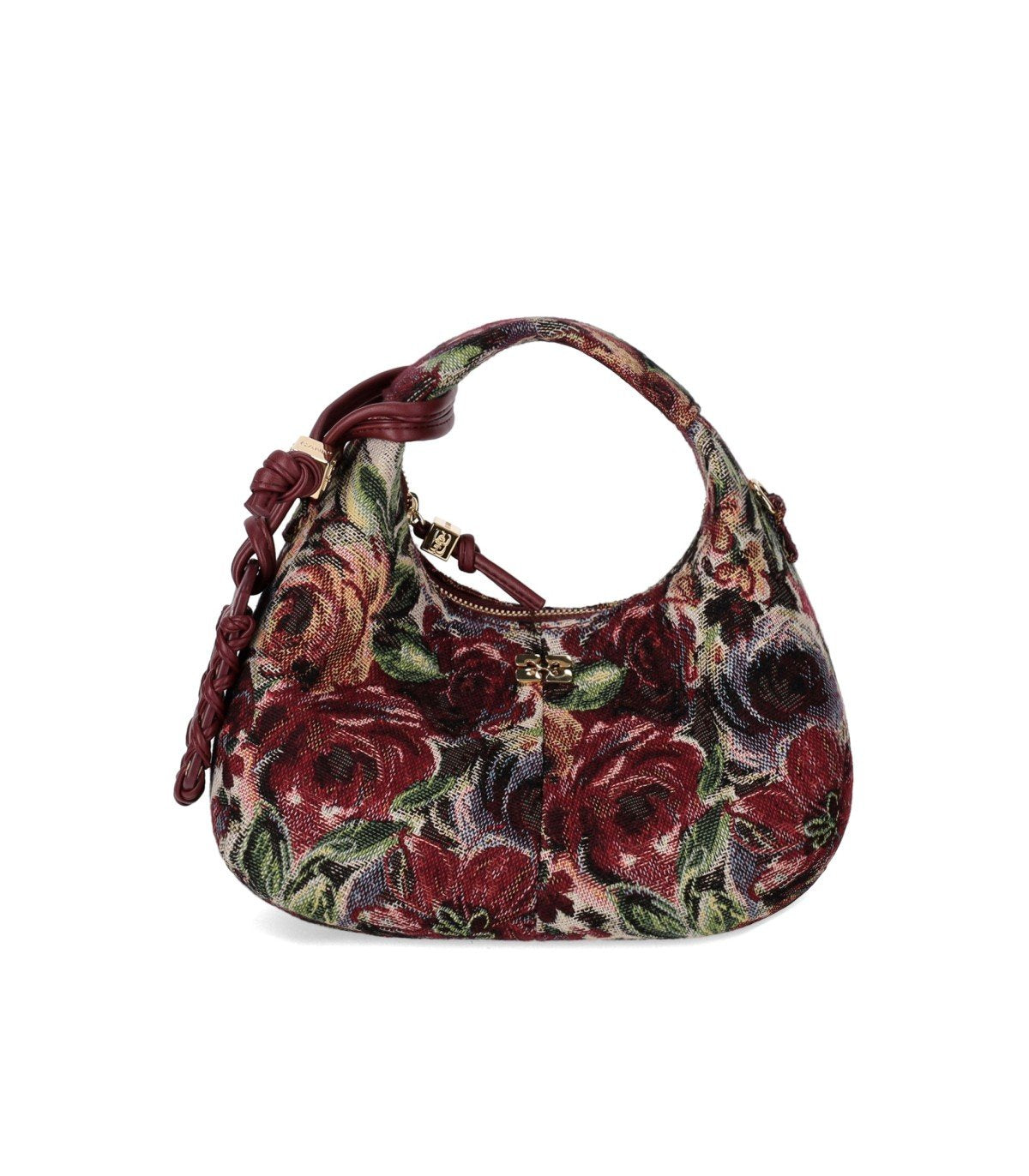 BORSA HOBO TAPESTRY MINI MULTICOLORE GANNI