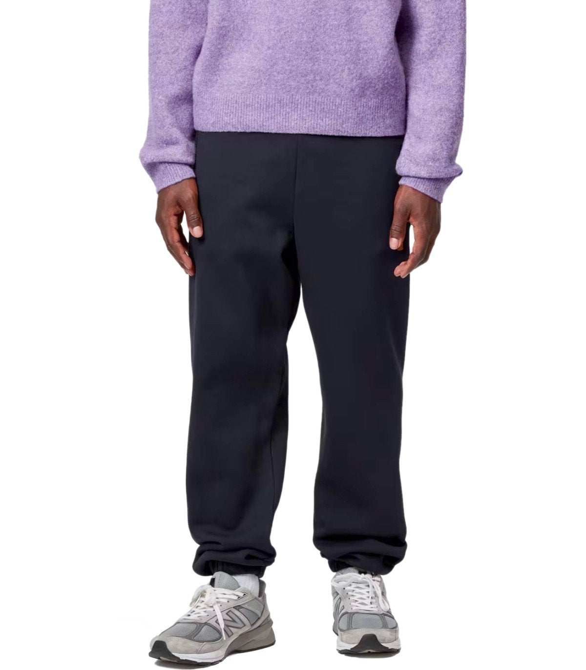 CARHARTT WIP CHASE NAVY BLUE SWEAT PANTS