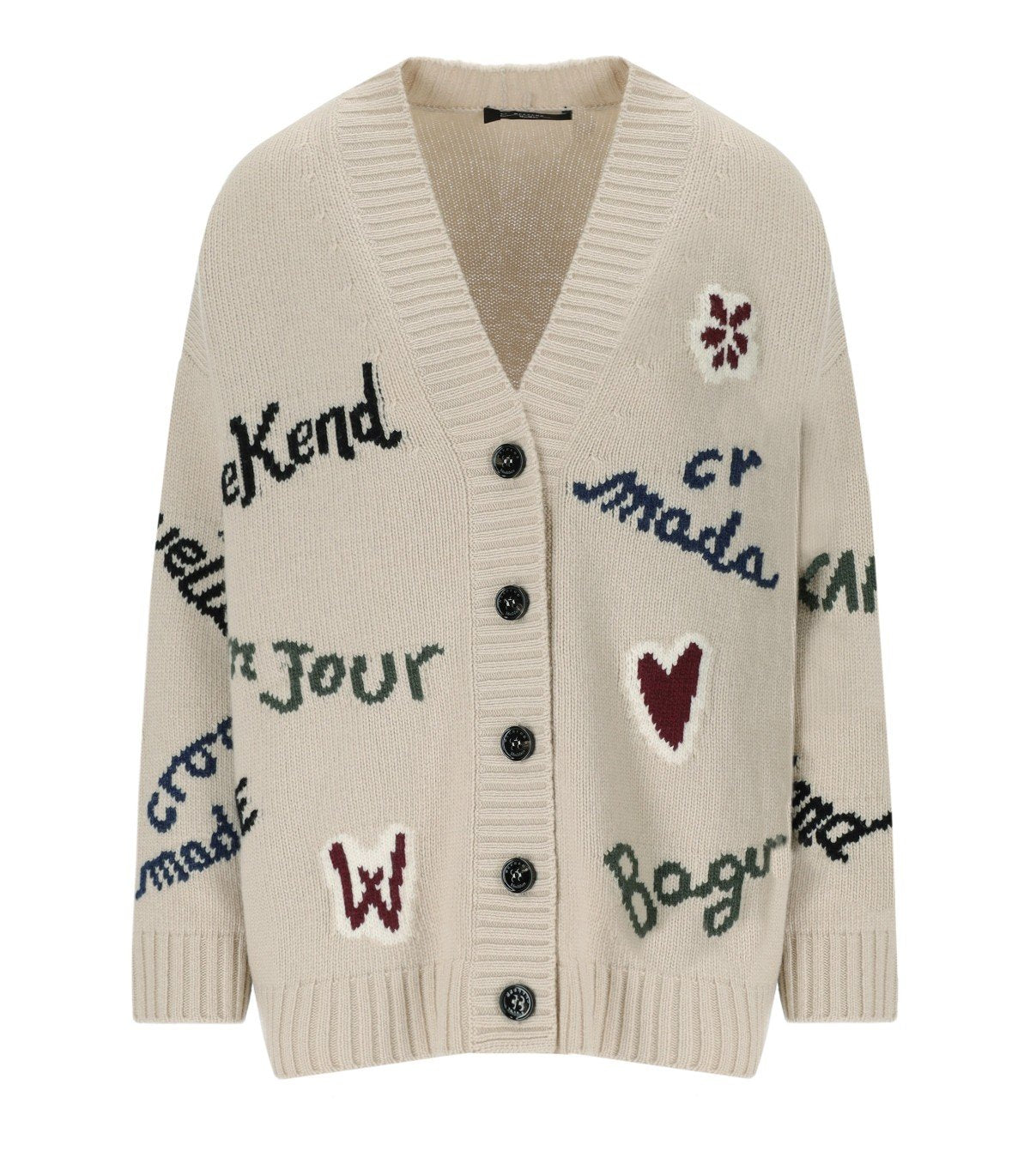 MAX MARA WEEKEND BELGIO ECRU CARDIGAN