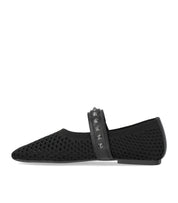 ASH BIJOUX BLACK BALLET FLAT