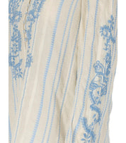 BLUSA ECRU' E AZZURRA PAHIESA FORMENTERA