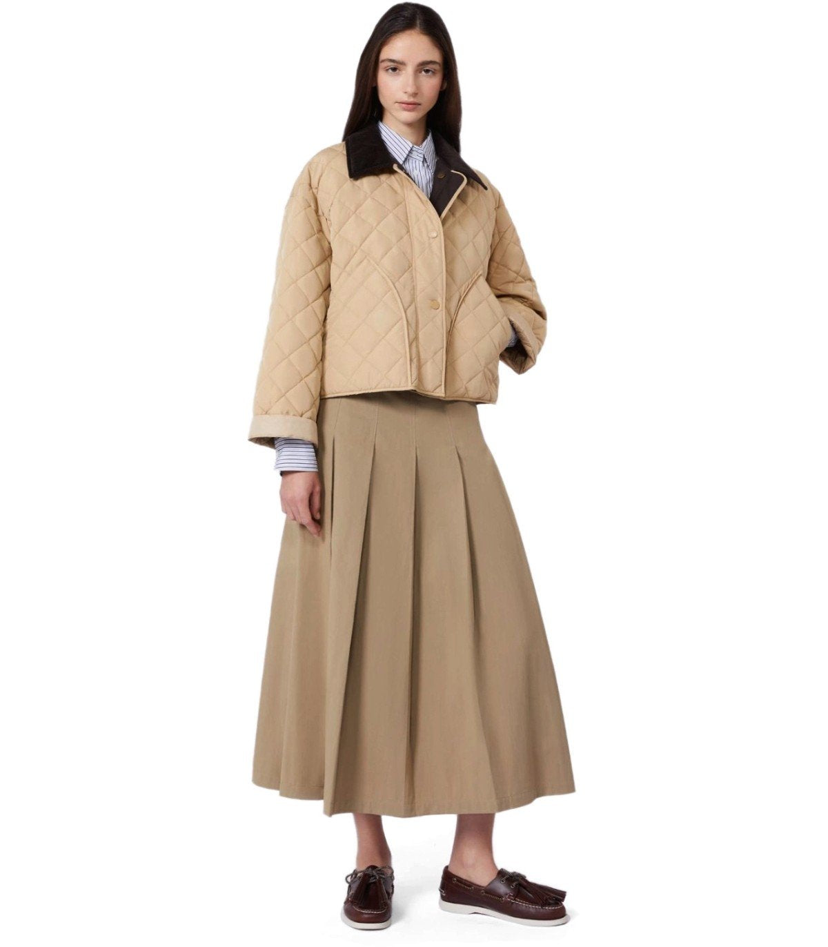 MAX MARA WEEKEND ORME BEIGE SKIRT