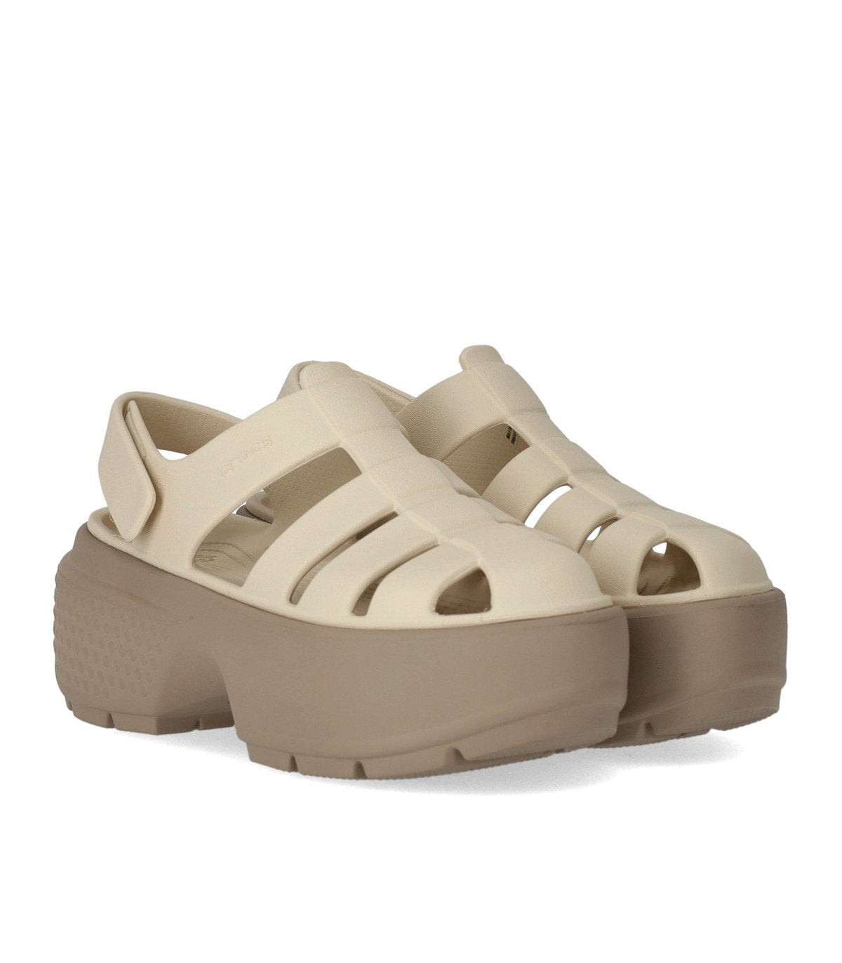 CROCS STOMP FISHERMAN BEIGE SANDAL