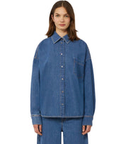 MAX MARA WEEKEND FOGGIA BLAUES HEMD