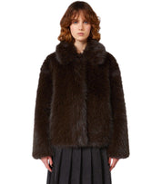 MAX MARA WEEKEND BRENTA1234 DARK BROWN JACKET