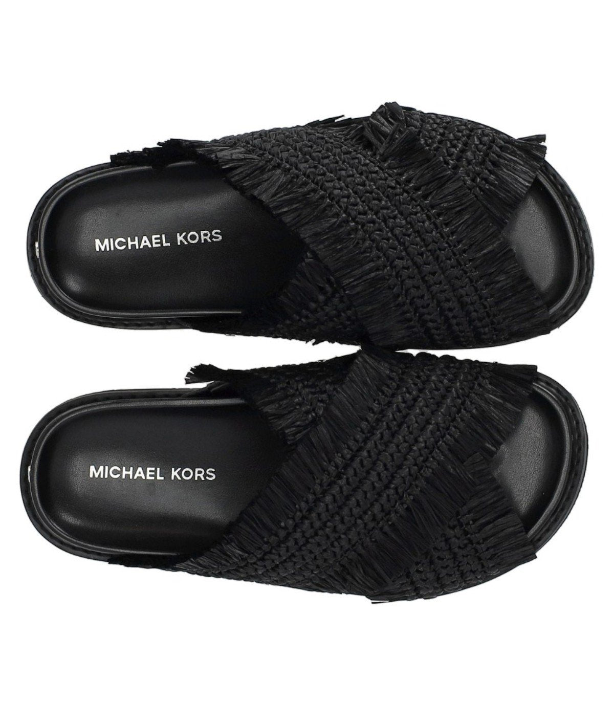 MICHAEL KORS PEYTON BLACK SLIDE