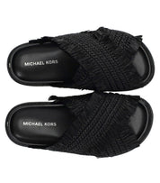 MICHAEL KORS PEYTON BLACK SLIDE