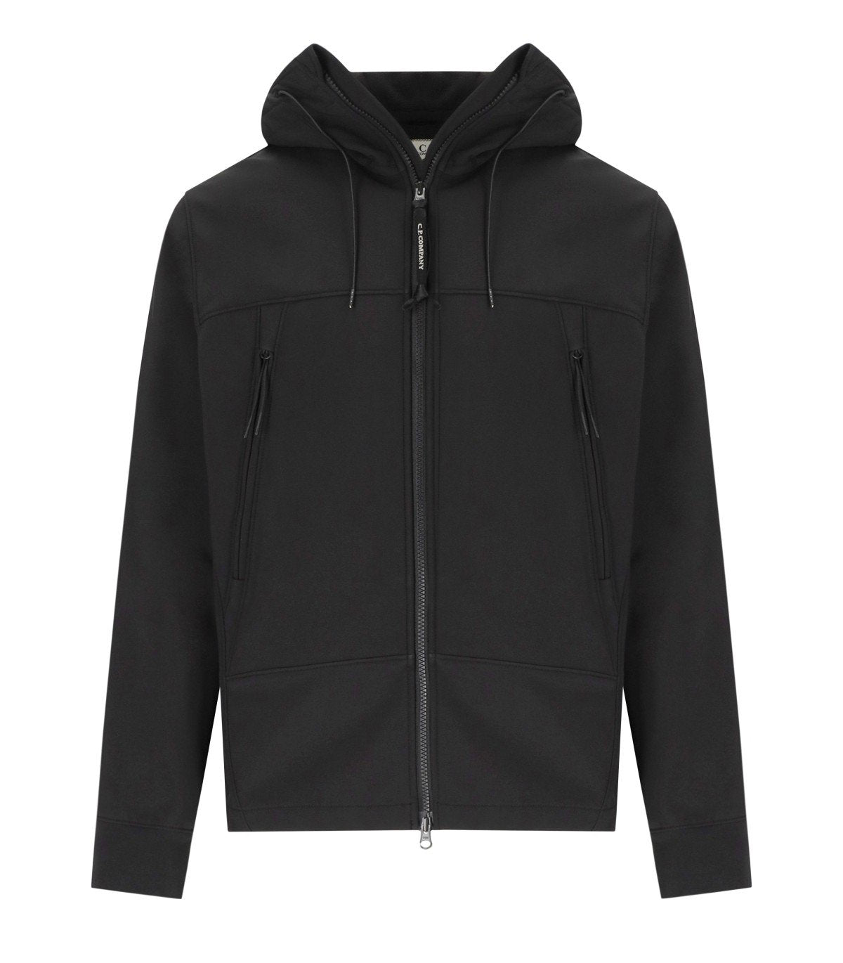 C.P. COMPANY C.P. SHELL-R GOGGLE SCHWARZE KAPUZENJACKE