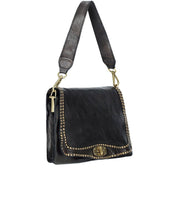CAMPOMAGGI PAOLA ANTHRACITE GREY CROSSBODY BAG