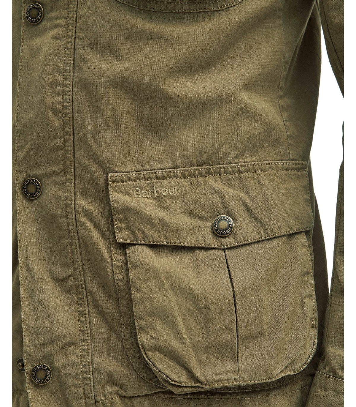BARBOUR CORBRIDGE CASUAL BLEACHED OLIVE JACKET