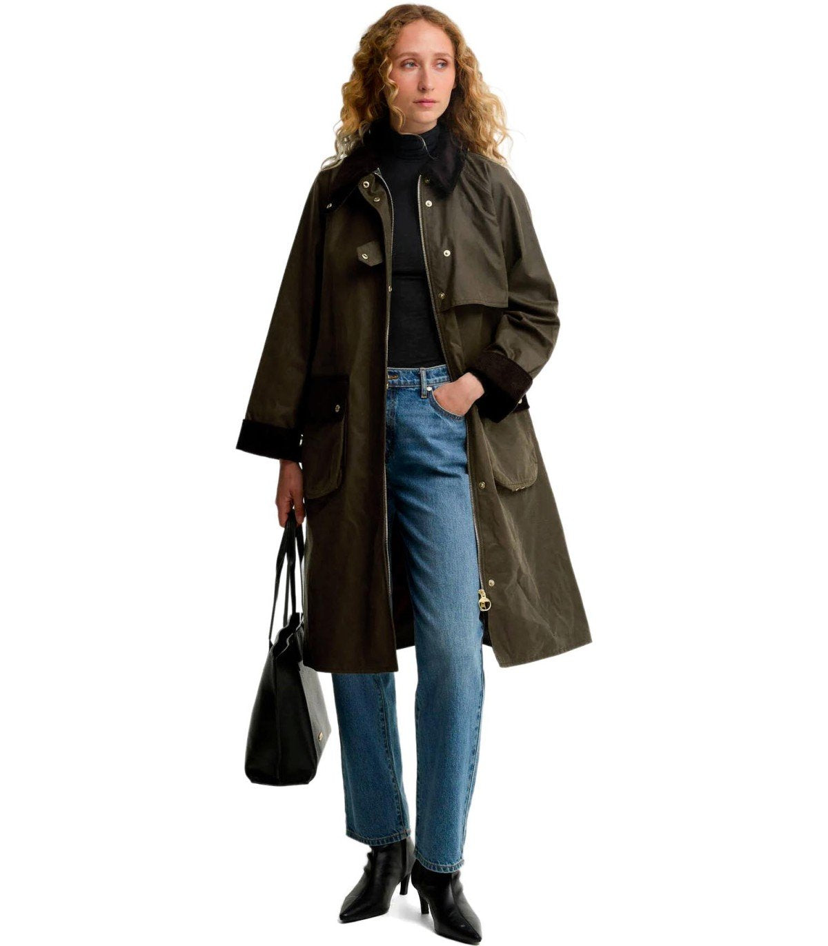GIACCA KIRKLEES WAX VERDE BARBOUR