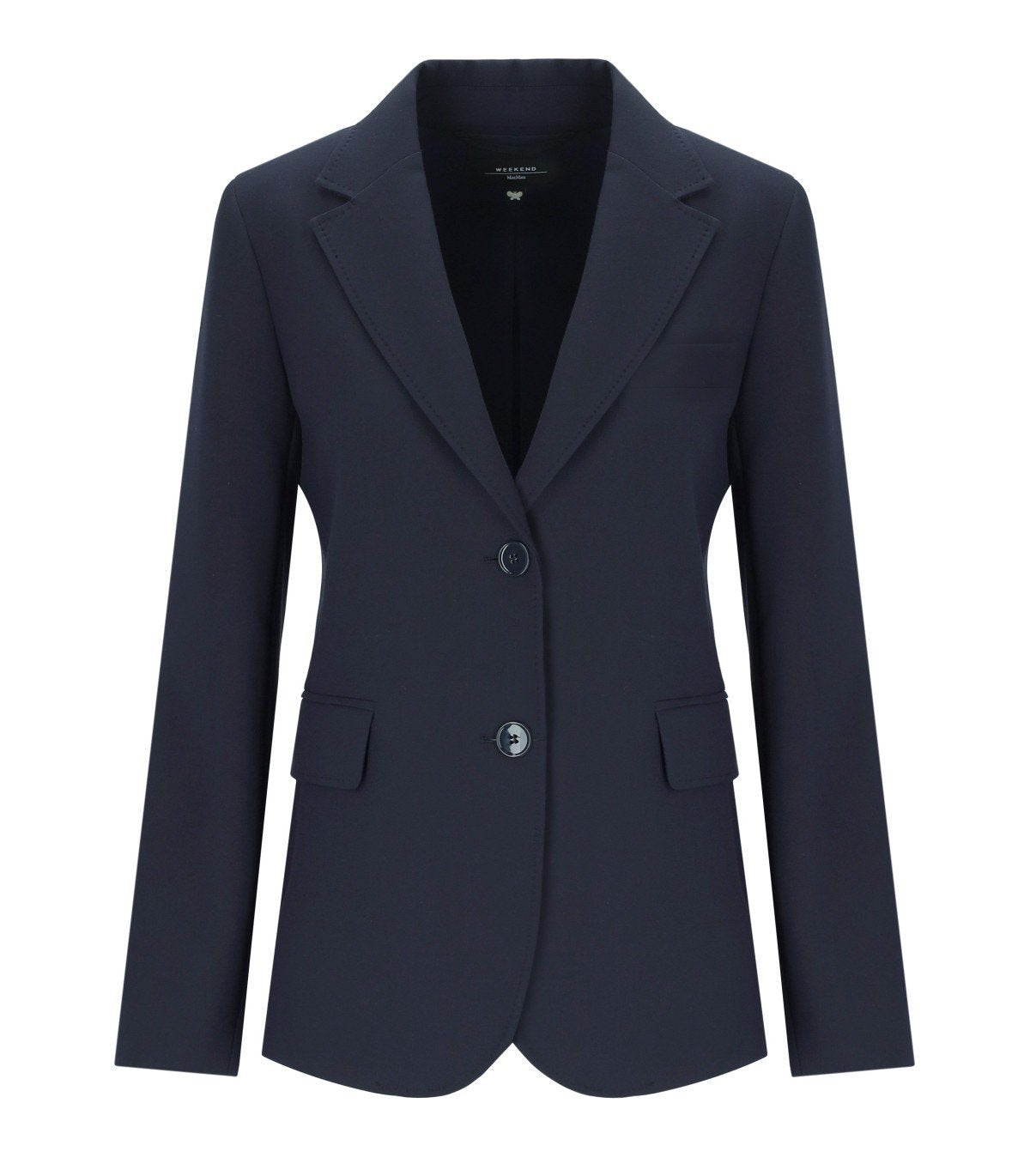 MAX MARA WEEKEND UVA BLAUER EINREIHIGER BLAZER