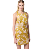 ELISABETTA FRANCHI CURRY QUARZO SLEEVELESS DRESS