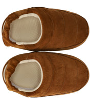 MOON BOOT BAND SUEDE COGNAC SLIPPER