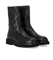 GUGLIELMO ROTTA KREMS SCHWARZE STIEFELETTE