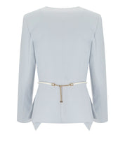 CHAQUETA CON CINTURÓN STARLIGHT ELISABETTA FRANCHI