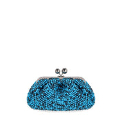 MAX MARA WEEKEND PASTICCINO ESCHIMO SMALL LIGHT BLUE CLUTCH