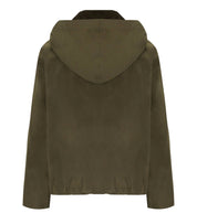 BARBOUR WEAVER GROEN JAS MET CAPUCHON