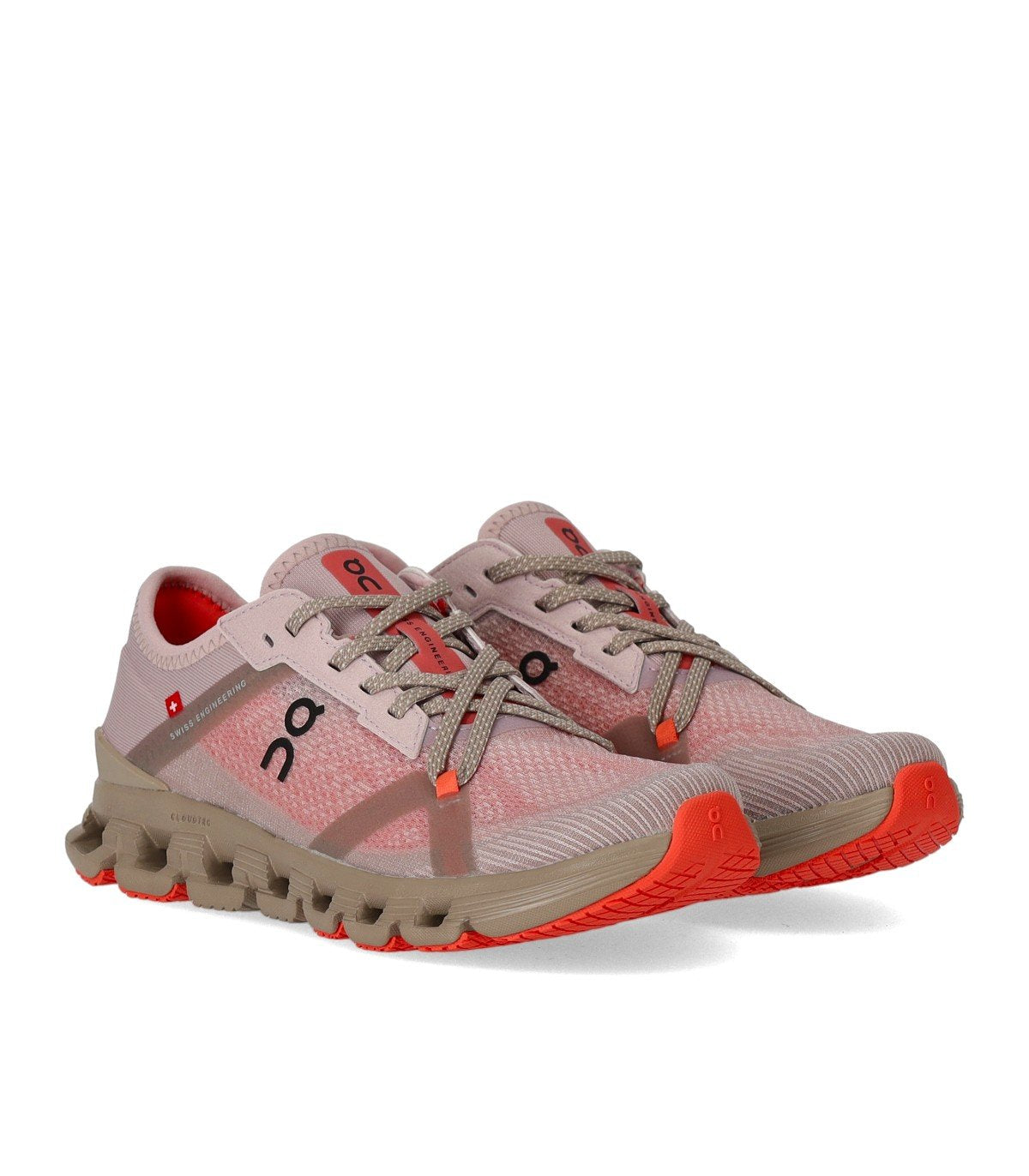 SNEAKER CLOUD X 4 AD MAUVE SALMON ON