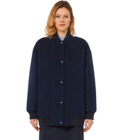 BOMBER ADORNI BLU MAX MARA WEEKEND