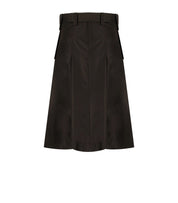 GONNA MIDI IN NYLON MARRONE GANNI