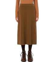 MAX MARA WEEKEND BARNABA BRAUNER MIDI STRICK-ROCK