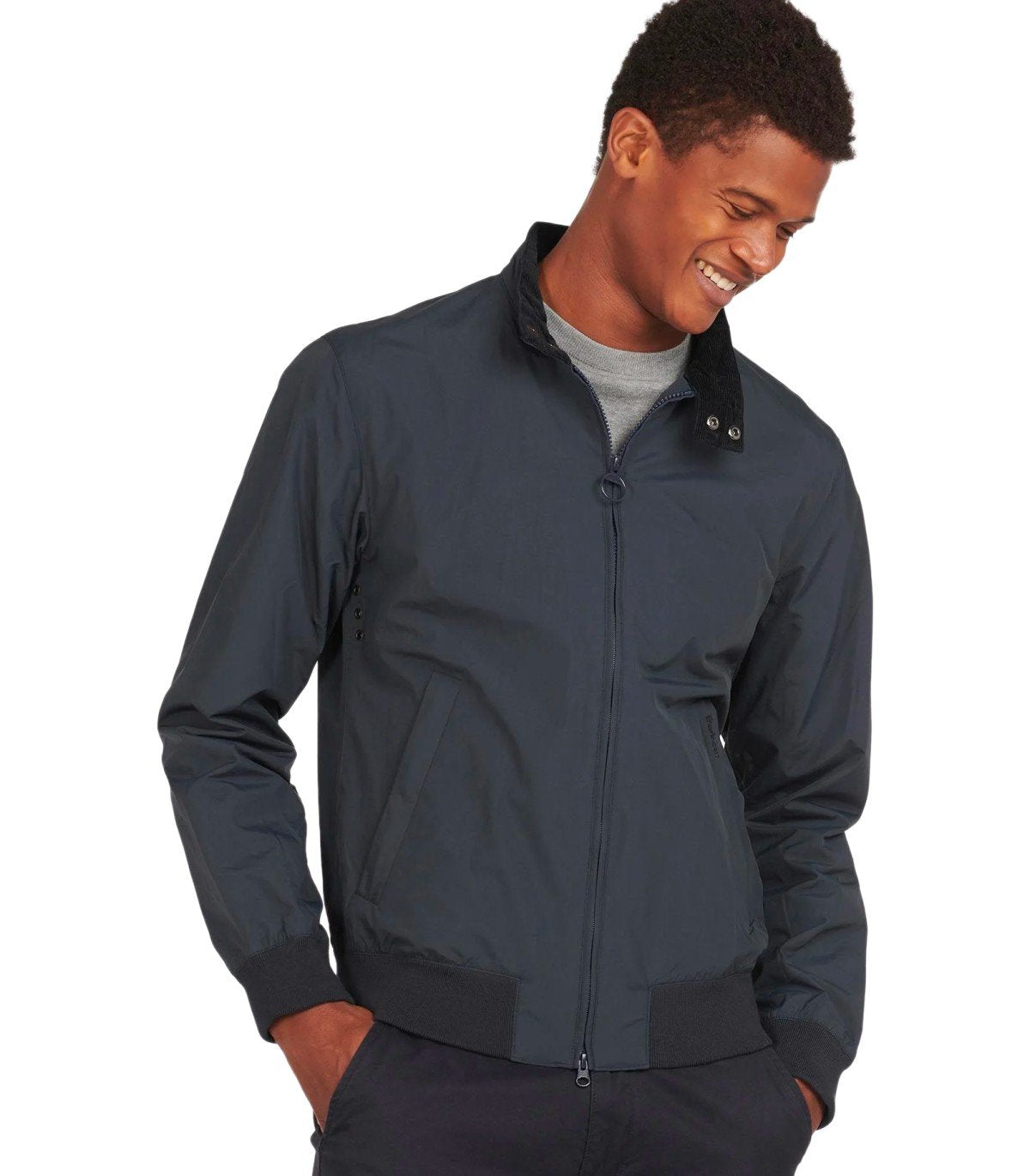 BARBOUR ROYSTON MARINEBLAUE JACKE