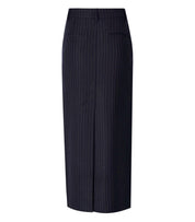 ESSENTIEL ANTWERP GLOSSARY NAVY BLUE MIDI SKIRT