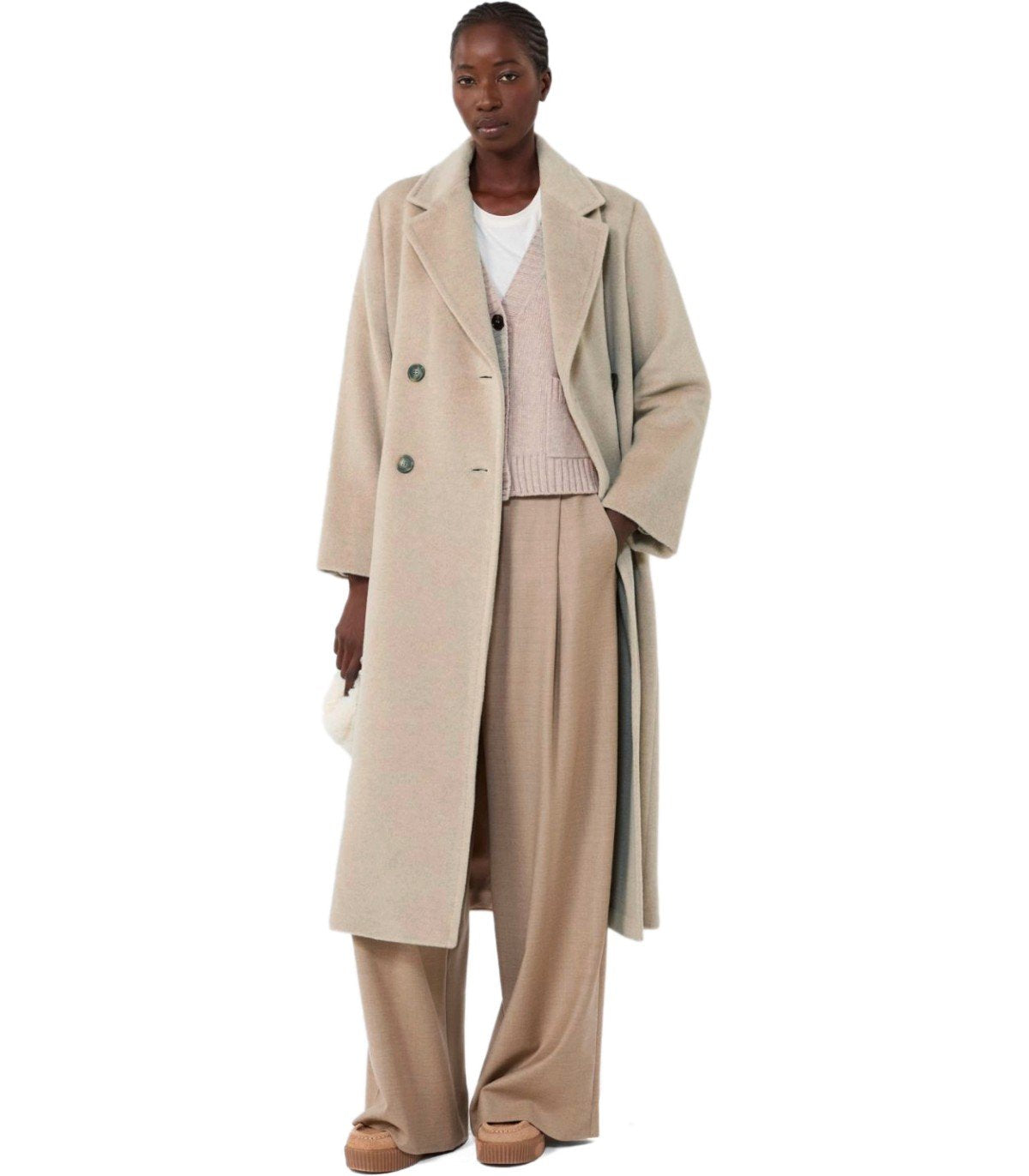CAPPOTTO DOPPIOPETTO ZUFOLO BEIGE CHIARO MAX MARA WEEKEND