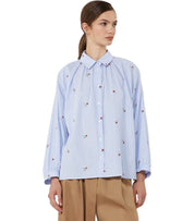 MAX MARA WEEKEND BUTTERFLY HELLBLAUES HEMD