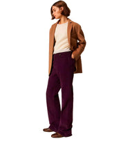 TWINSET CORDUROY PURPLE PANTS